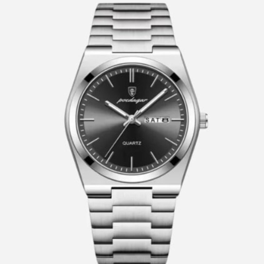 Fortuno Iron Men’s Watch – 40mm Gunmetal Stainless Steel – Brand New